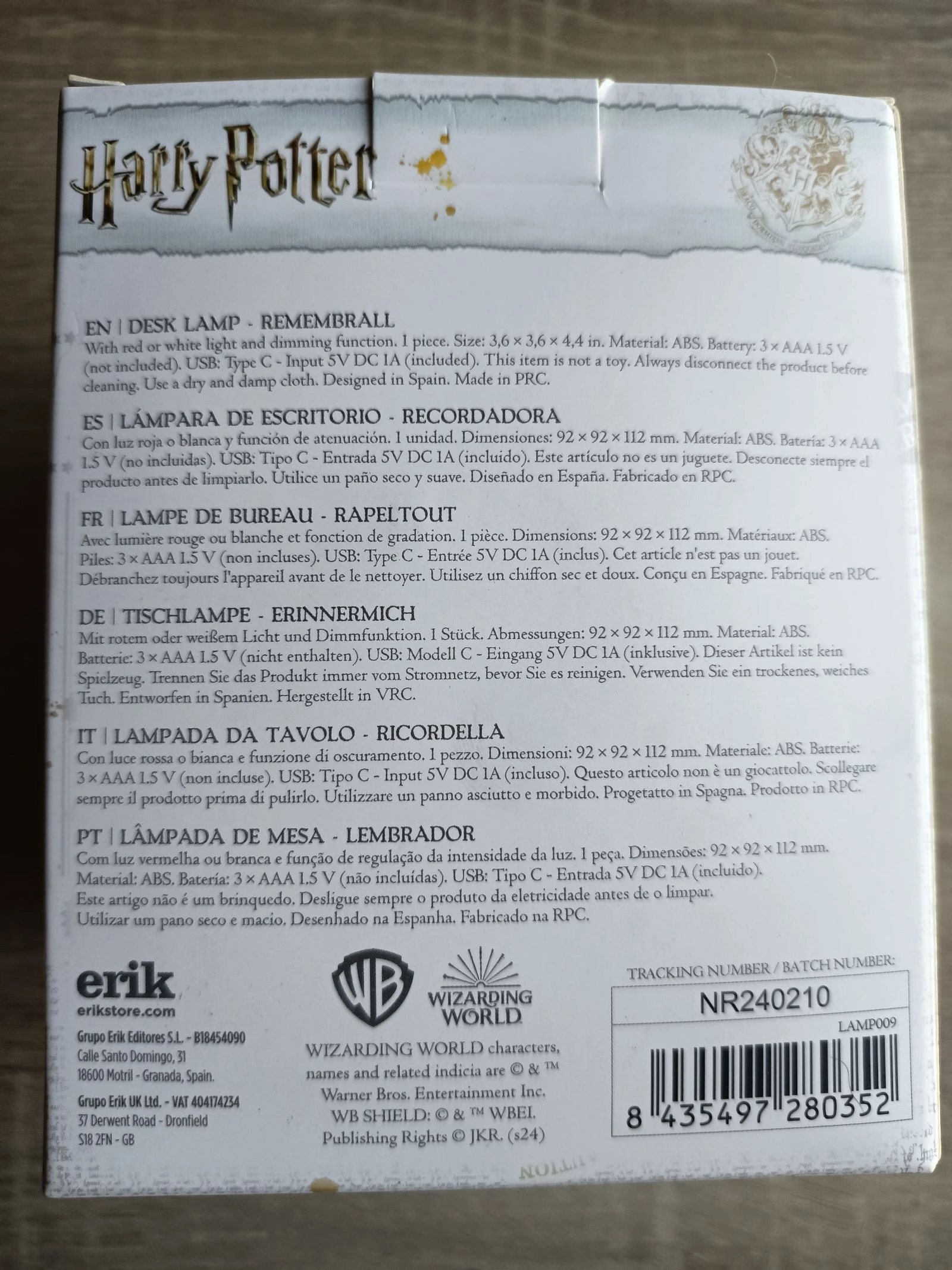 Harry potter Lamp – photo 4